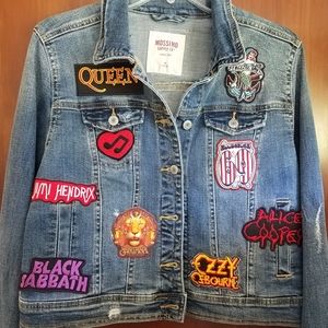 Kick it! One of a kind RocknRoll Jean Jacket